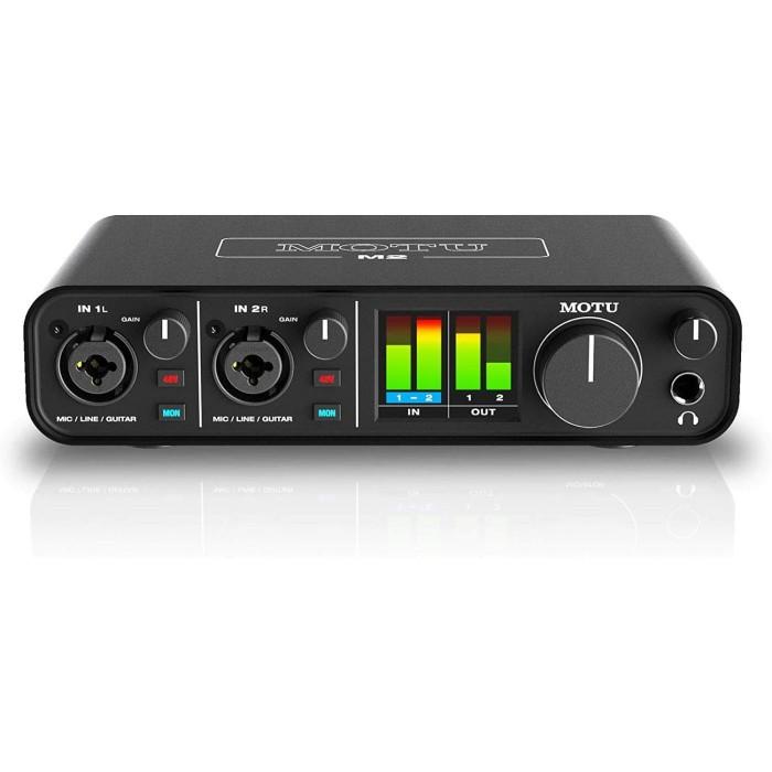 Soundcard Motu M2 - 2 In 2 Out Audio Interface Type C With Ess Sabre32 Ultra Dac
