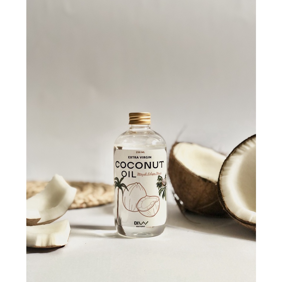 

Promo ⭐✔️ Extra Virgin Coconut Oil 250ml - VCO / Minyak Kelapa Murni 100% by DIVV Nature