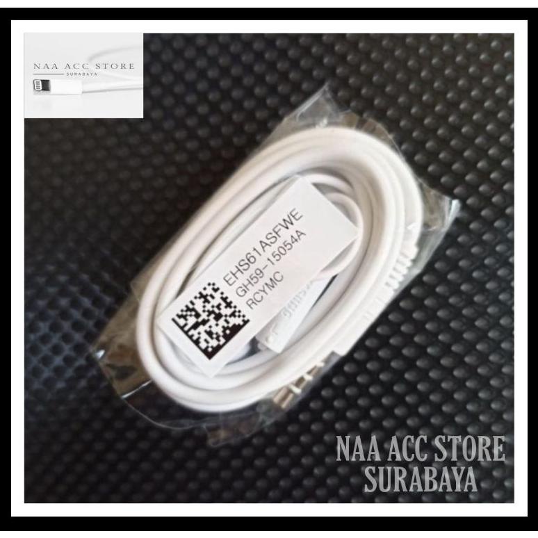 HEADSET ( GARANSI ) HEADSET SAMSUNG ORIGINAL 100% ASLI BAWAAN MADE IN INDONESIA SUPPORT 3D 5D 8D AUD