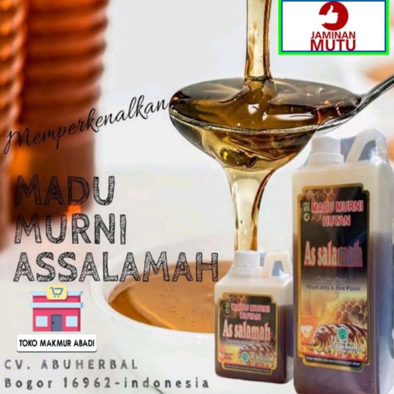 

Madu Murni Hutan As Salamah 1kg - Madu Hutan Assalamah 1 kg ASLI Best Seller