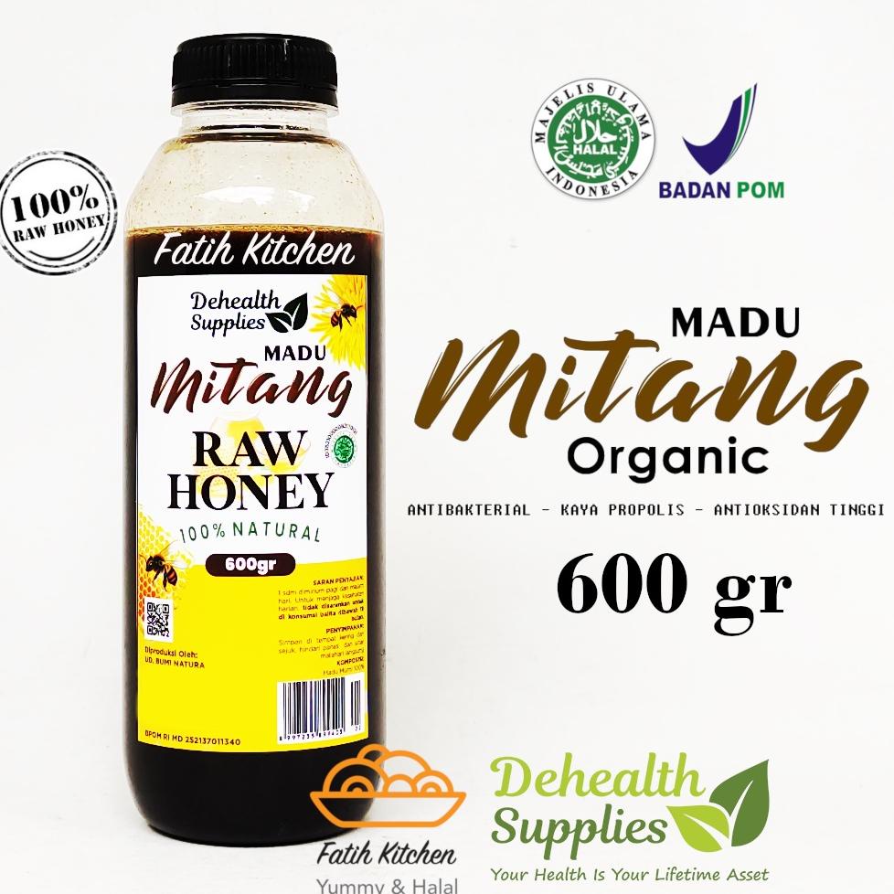 

Mitang Raw Honey 600 gr Botol Plastik dari Dehealth Supplies - Madu Mentah Asli Murni Best Seller