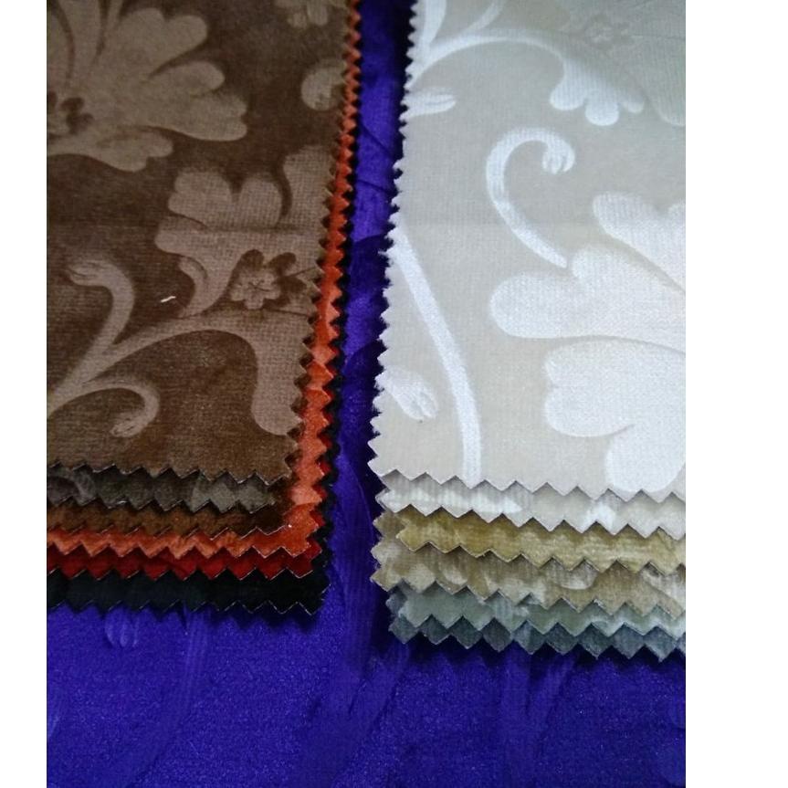 Dijual Murah YGC KAIN SUEDE UNTUK SOFA KURSI ATEJA INTERIOR - PALMERA (Bunga Glossy) ✥ ✱ `