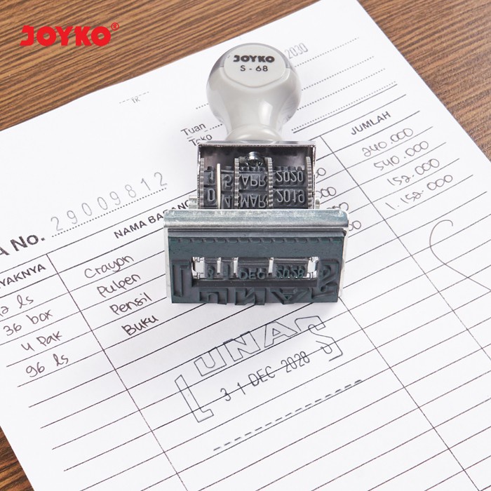 

Date Stamp Stempel Tanggal Lunas Joyko S-68