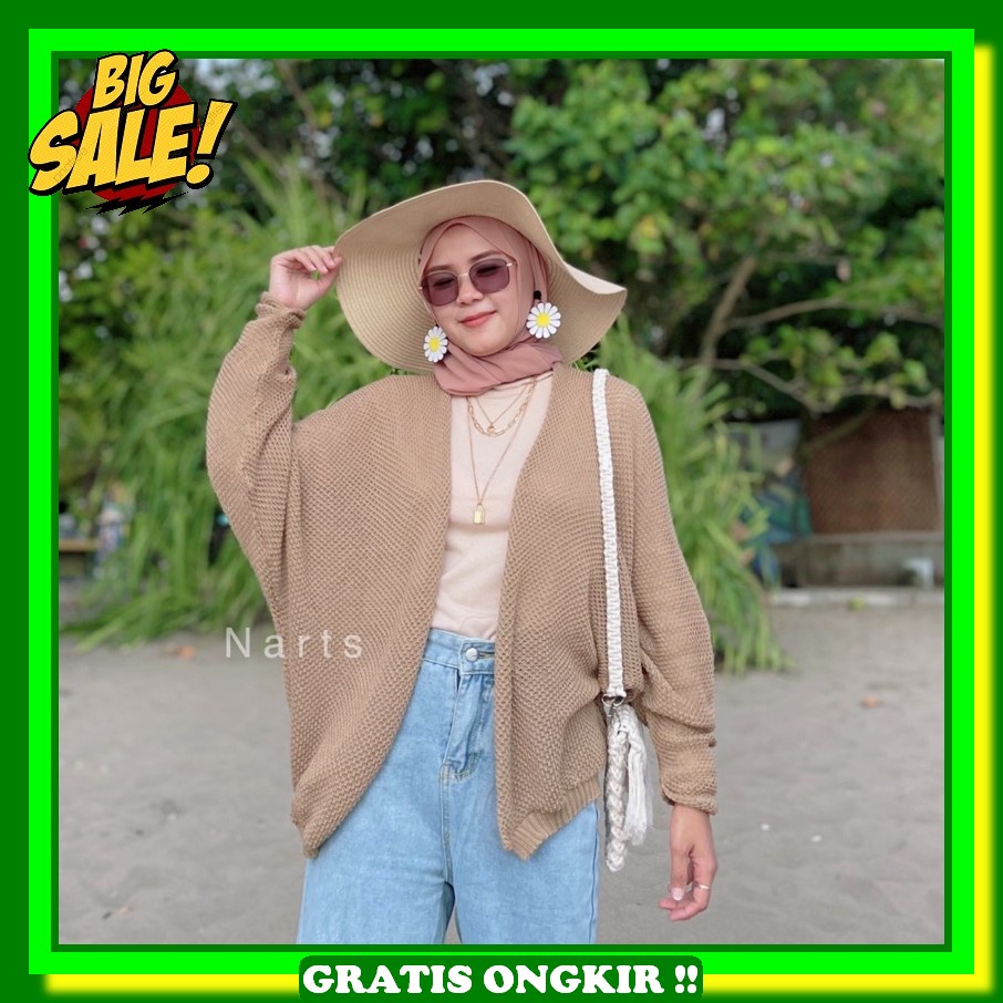 Cardigan Rajut Korea Catdigan Lucu Kekinian Carigan Oversize Wanita Cadigan Lengan Panjang Gardigan 