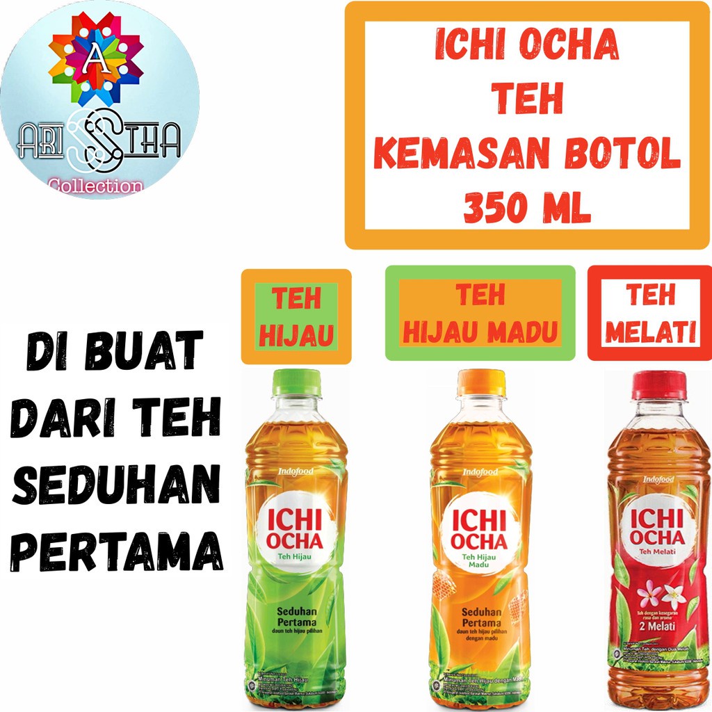 

Ichi Ocha Teh Kemasan Botol 350 ML