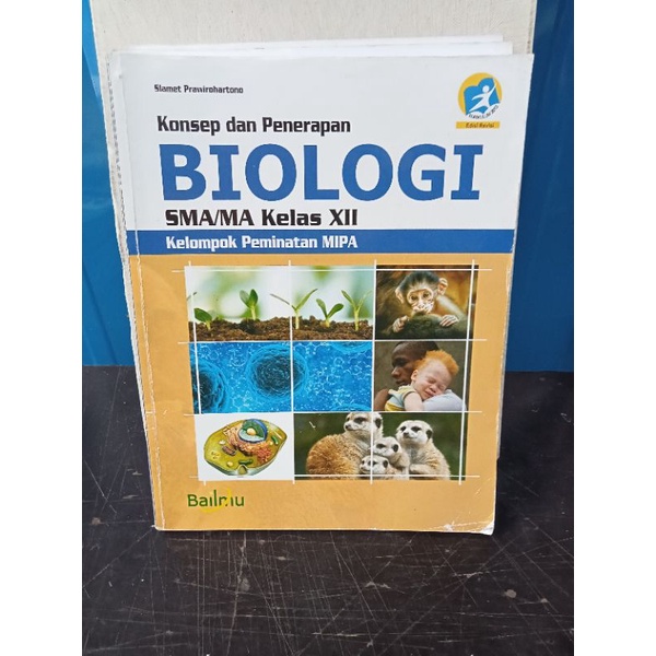 buku biologi 3 kelas 12 SMA bailmu