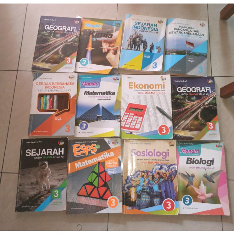 

buku sekolah preloved
