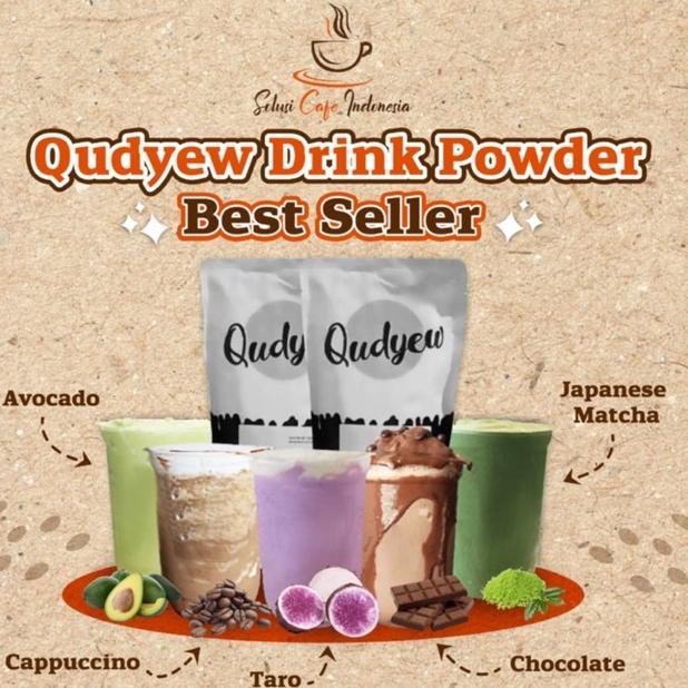 

QUDYEW 1 KG BUBUK MINUMAN IMPORT TAIWAN ALL VARIANTS MATCHA RED VELVET THAI TEA TARO HOJICHA Best Seller