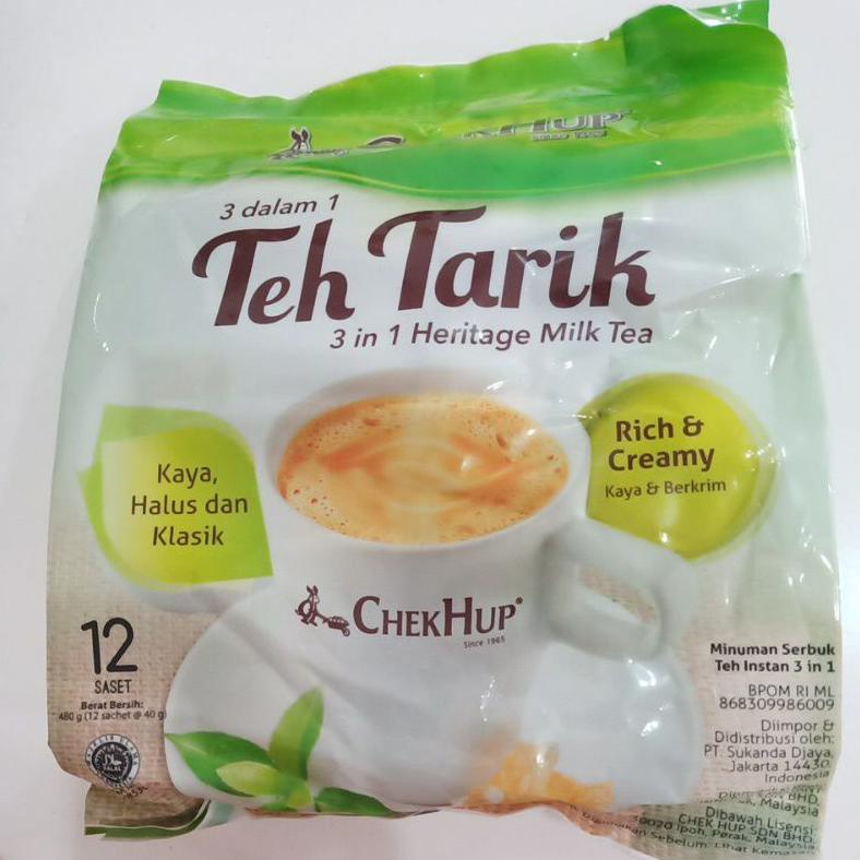 

Chek Hup Teh Tarik 3 in 1 isi 12 sachet Best Seller