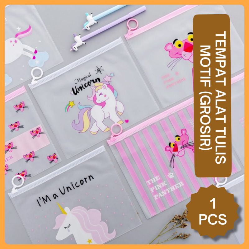 

Tempat Pensil Pvc / Tempat Pensil Unicorn Panther / Tempat Kosmetik /Tempat Kosmetik