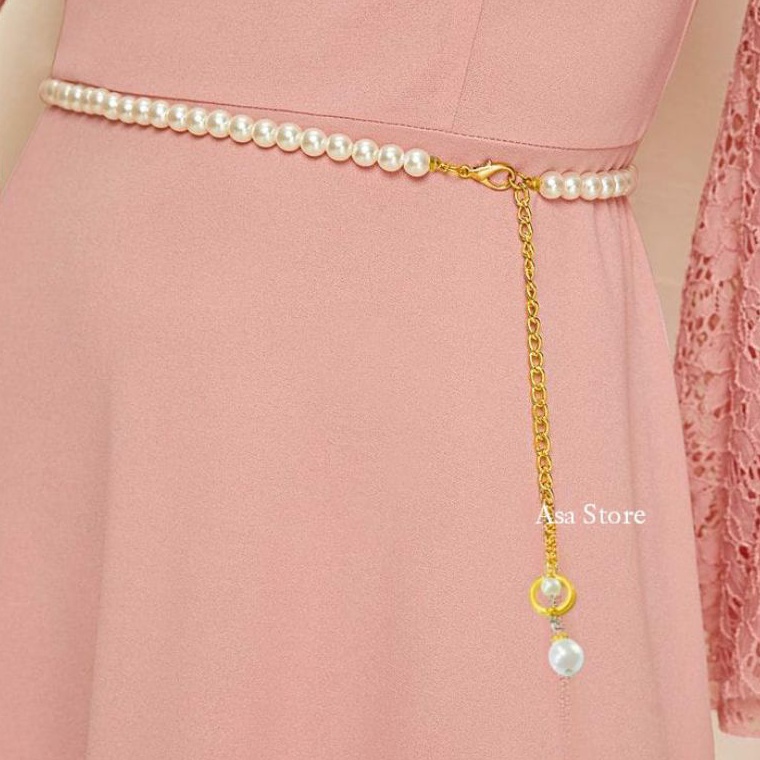 TERMURAH IKAT PINGGANG WANITA MUTIARA NARA/BELT MUTIARA IKAT PINGGANG UNTUK DRESS