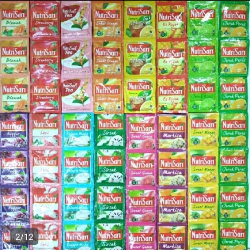 

Nutrisari semangka | nutri sari isi 10 sachet