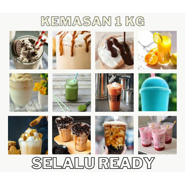 

Terbaru BUBUK MINUMAN RASA 1 KG / SERBUK MINUMAN RASA / BUBUK MINUMAN ANEKA RASA / SERBUK MINUMAN ANEKA RASA / BUBUK MINUMAN KEKINIAN / SERBUK MINUMAN KEKINIAN / SERBUK MINUMAN / BUBUK MINUMAN / MINUMAN BUBUK / MINUMAN SERBUK POWDER DRINK 1 KG/ MINUMAN L