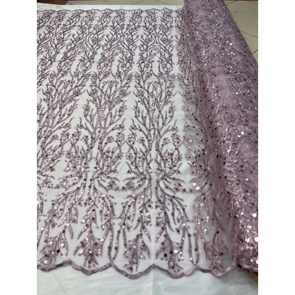 Kain Payet Spangkle Mewah/Sequin Payet/Bahan Kebaya