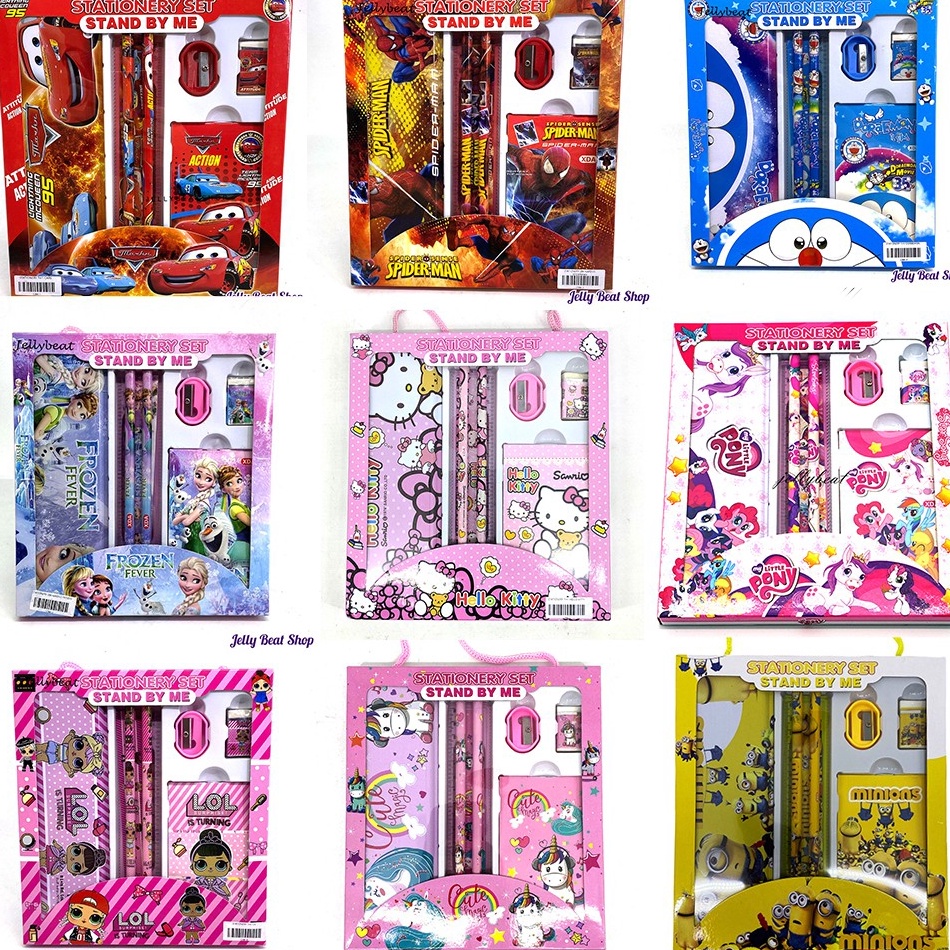 

Terbaru.. Stationery Set / Paket Alat Tulis Karakter 7 in 1 48