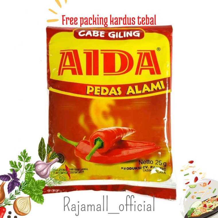 

Model terbaru [GROSIR] 1RENCENG AIDA cabai Bubuk sachet (isi 10 pcs) 87