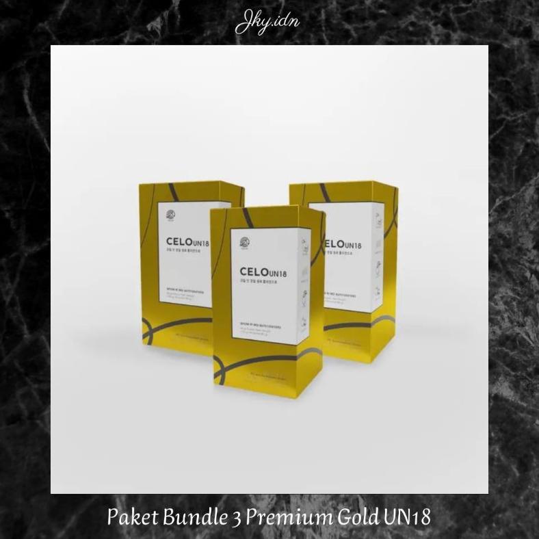

(READY STOCK SIAP DIKIRIM) PAKET BUNDLE 3 PREMIUM GOLD UN18 - celo.beaute - celobeautebycece - celobeauteofficial Best Seller