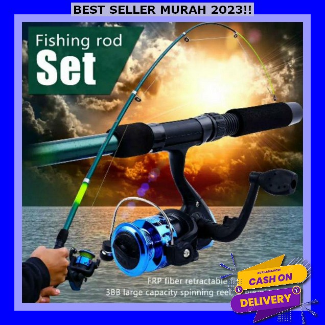 Alat Pancing 1 Set Aksesoris Murah Casting Ikan Komplit Cod Terbaru 2023 Pancingan Ikan Tegek Pancin