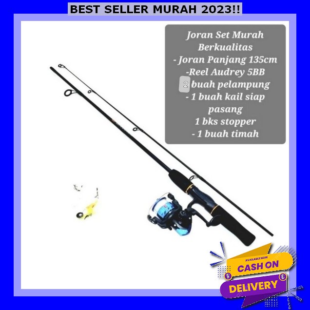 Alat Pancing 1 Set Fishing Paket Pancingan Ikan Tegek Pancing 1 Set Lengkap Kuat Pancingan Set Lengk