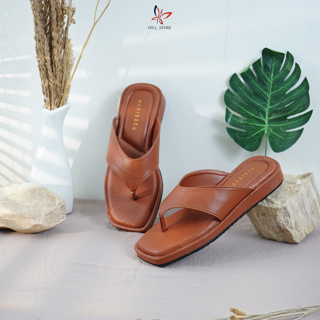 flash sale 7,7 Sandal Wanita Platfrom Sandal Wanita Jepit AB 07