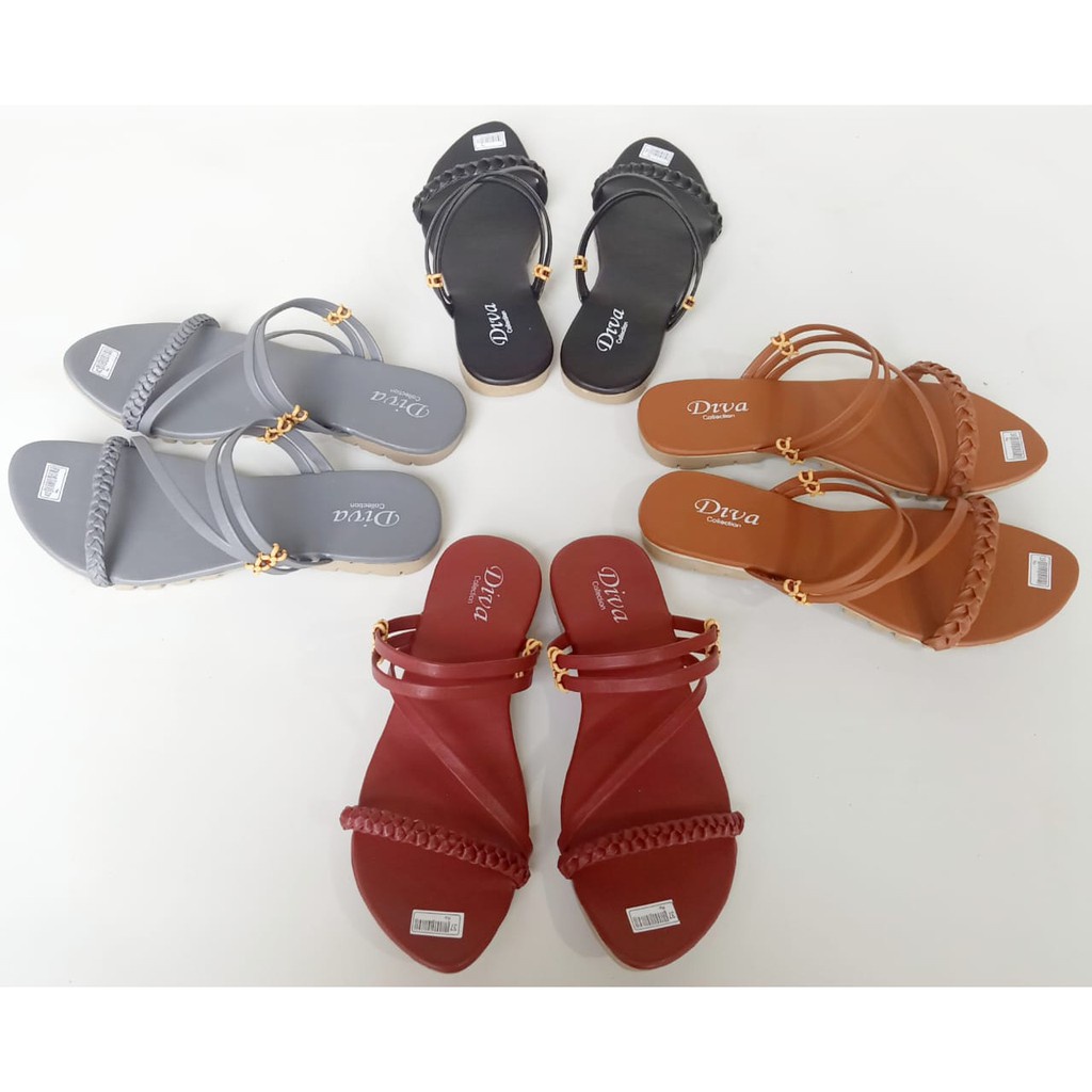 flash sale 7,7 SANDAL WANITA PREMIUM KEPANG TALI BELAKANG BA 05