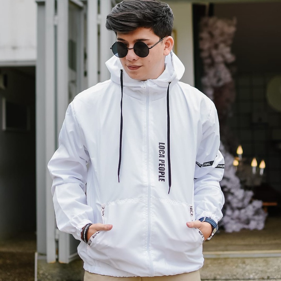 ✨Mall✨ Loca People Jaket  / Jaket Parasut Pria dan Wanita (Double Puring) / Jaket Parasut / Jaket Ru