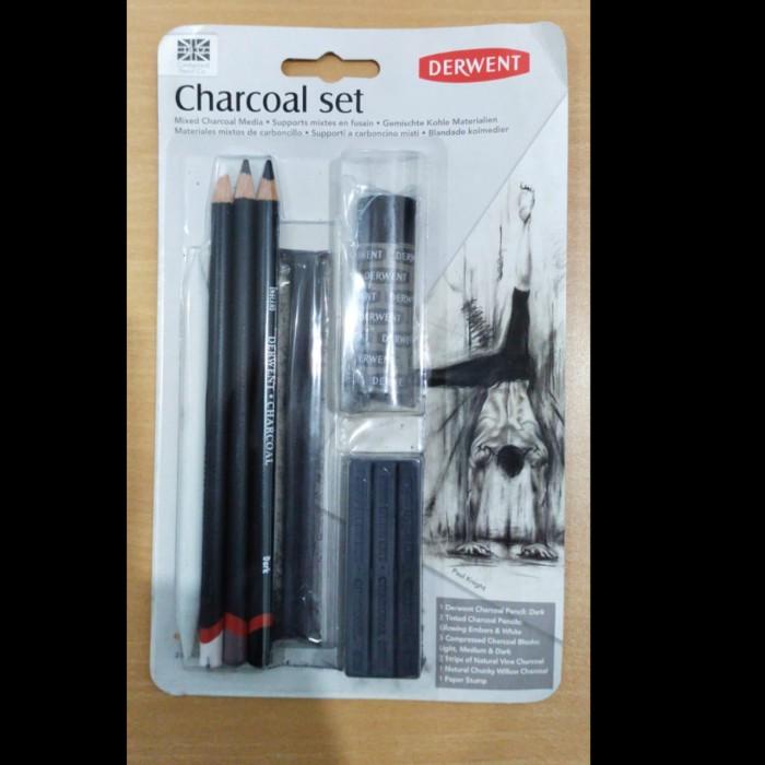 

Charc Pensil Arang Derwent Charcoal Set