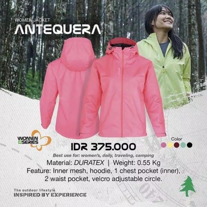 Consina Antequera Jaket Gunung Waterproof Women Series Original