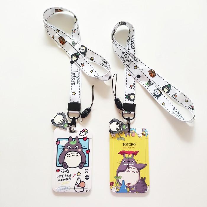 

Best Seller Id Card Holder Name Tag Lanyard / Kalung Kartu Totoro Studio Ghibli