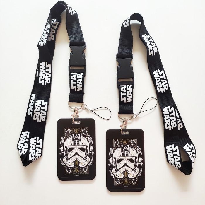 

Best Seller Id Card Holder Name Tag Lanyard / Kalung Kartu Star Wars Stormtrooper