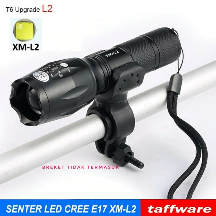 Senter Cree XM-L2 2000 Lumen