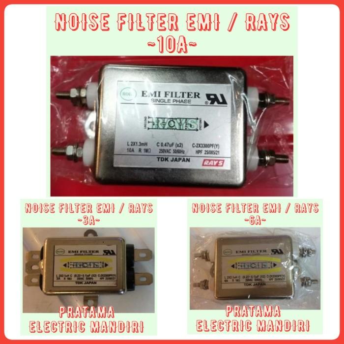 Indt Emi Noise Filter 3A 6A 10A Single Phase Rays Original