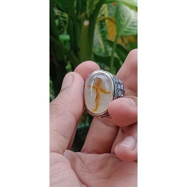 Batu cincin,natural original asli tapak jalak crystal