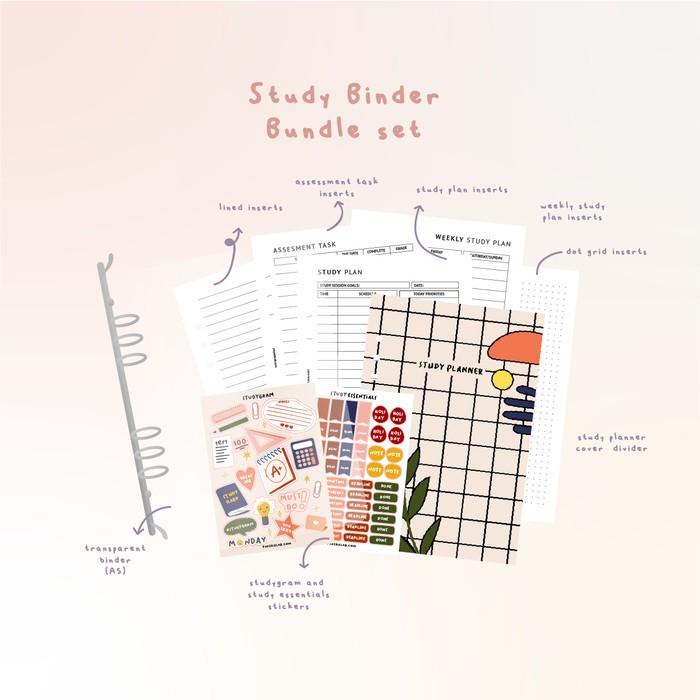 

Best Seller Paperie Lab - Study Plan Bundle Set Planner Binder