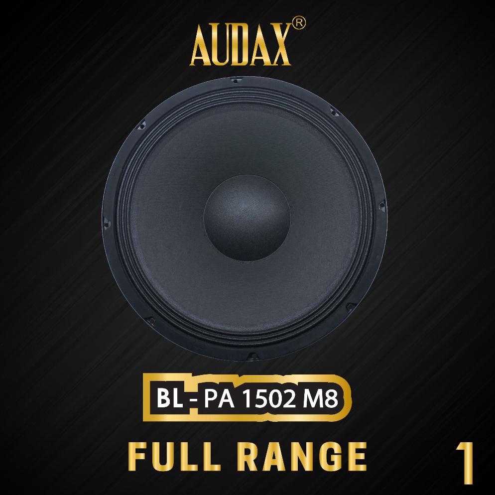 Laris.. Audax - Speaker Pasif 15" Bell BL-PA 1502 M8 Mid & Bass Transducers HKZ