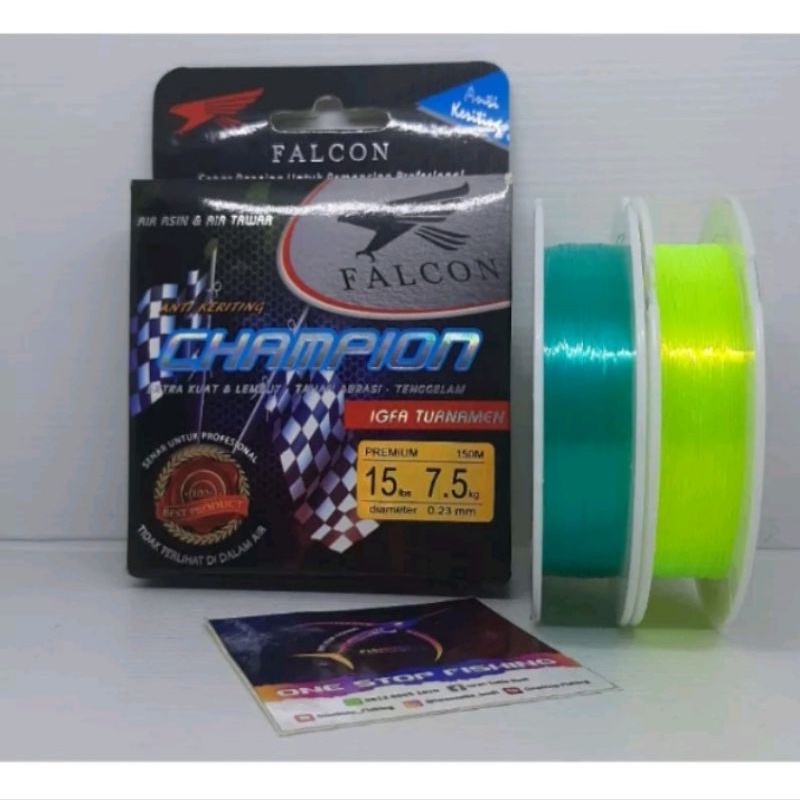 BENANG SENAR PANCING FALCON CHAMPION ANTI KERITING 150m