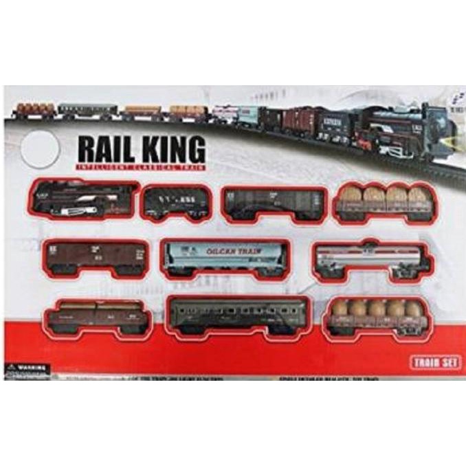 Mainan Miniatur Kereta Api Rail King Jumbo Berwesel 112 cm 19033-8