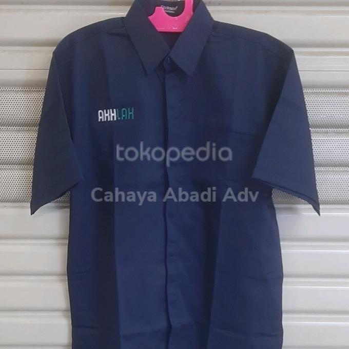 Kemeja BUMN AKHLAK Seragam BUMN AKHLAK Navy