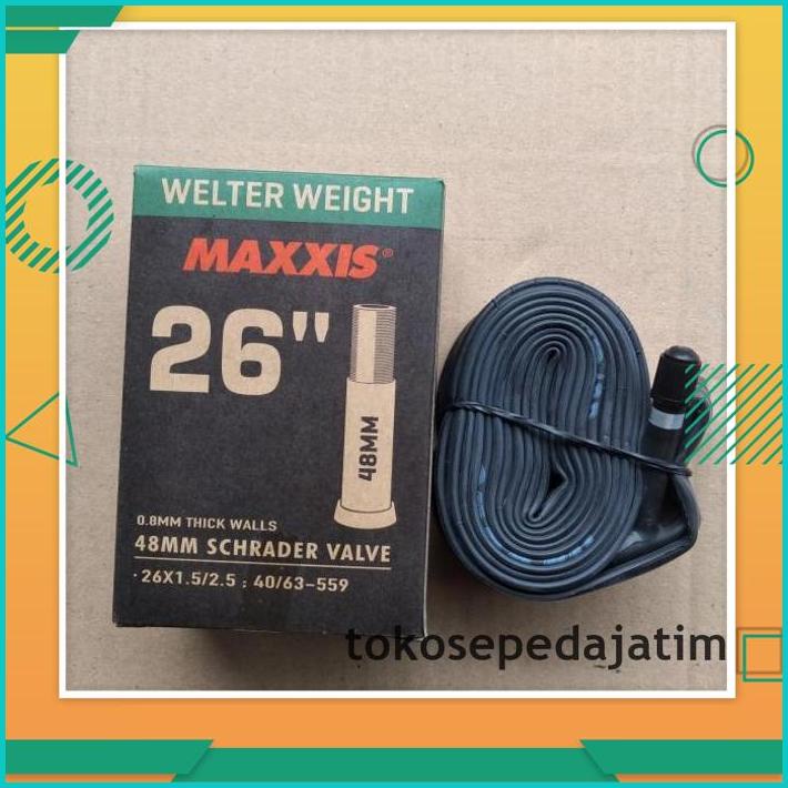 GRATIS ONGKIR BAN DALAM SEPEDA 26 X 1.50/1.75/2.50 26X1.50 MAXXIS SCHRADER AV 48MM 