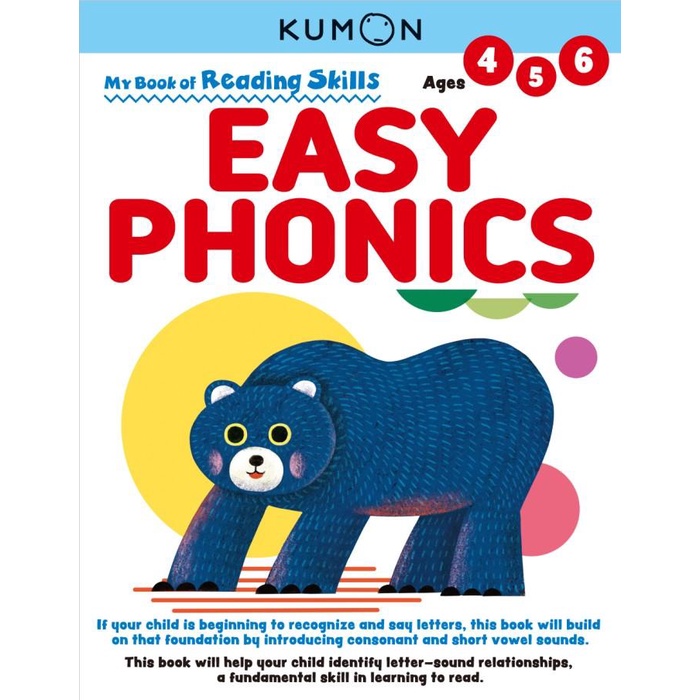 Best Seller Buku Anak - Kumon - My Book Of Reading Skills: Easy Phonics
