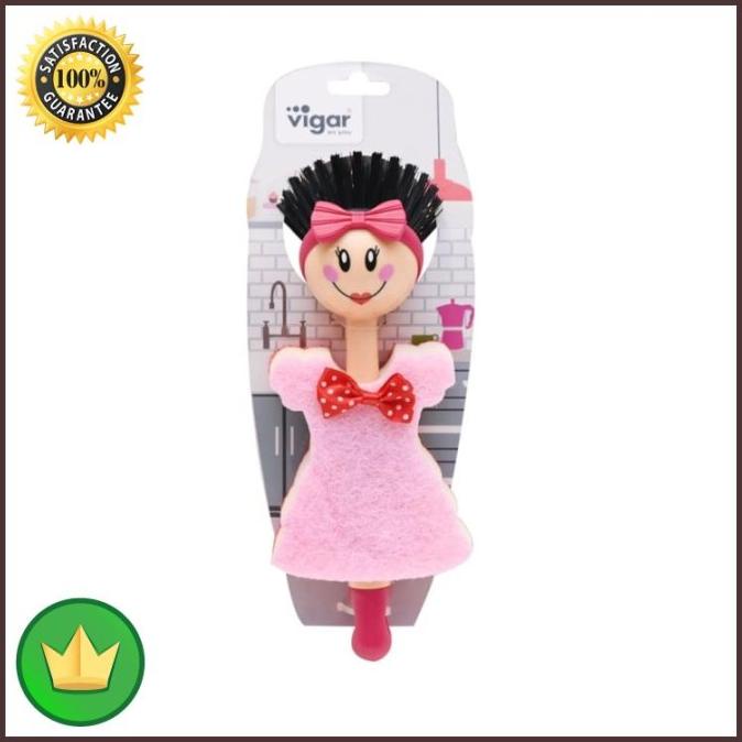 Sikat Pembersih Alat Dapur Pretty - Pink