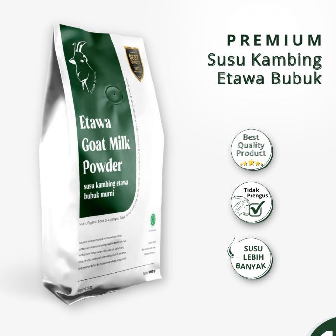 

【F⚡ASH SALE✅】 Premium susu kambing etawa bubuk syams 1000 gram pure murni