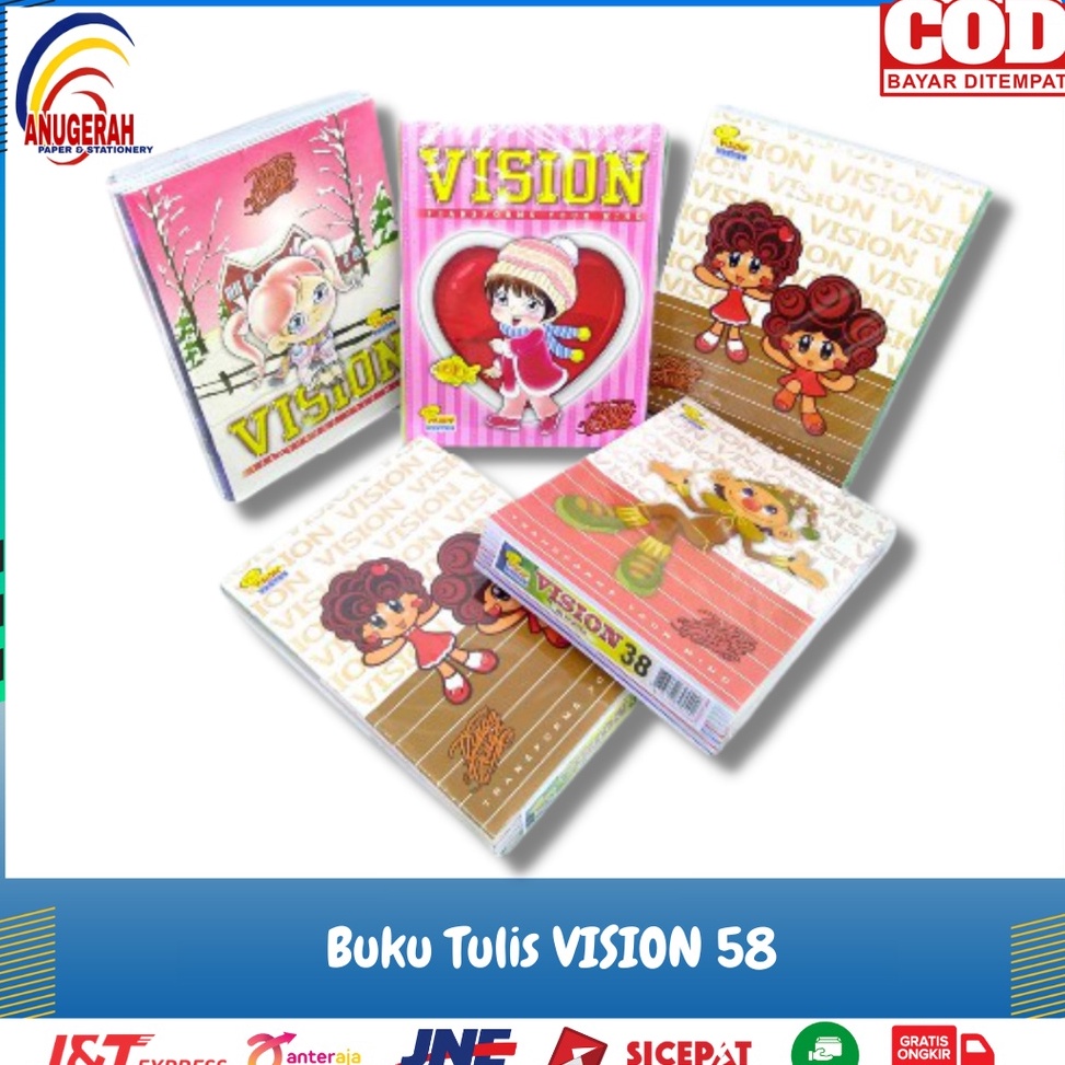 

[KODE PRODUK EWAFY42100] Buku Tulis Vision 58 Murah (PAK)