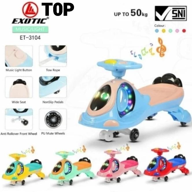 Mainan Anak Ride On Swing Car Mode Exotic ET 3104