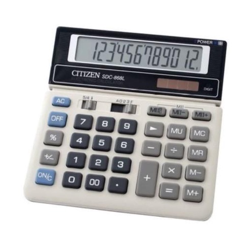 

Kalkulator Citizen Sdc 868L Original Calculator 12 Digit