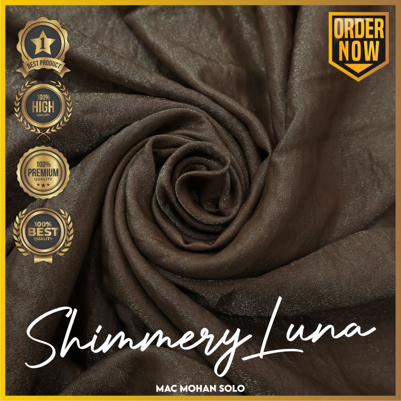 [NEW ARRIVAL] SHIMMERY CRINKLE LUNA ORIGINAL SILK KAIN SATIN SHIMMER BEST QUALITY