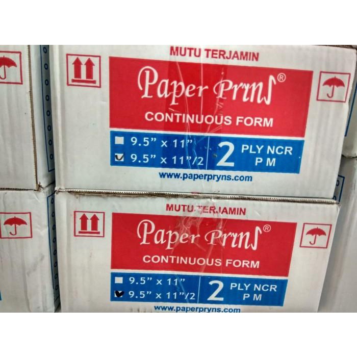 

Paper Kertas Cf Continuous Form 2 Ply/2 Paper Print