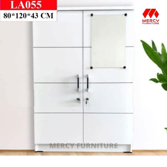 Lempa Mercy La055 Baby Locker Lemari Pakaian Anak 2 Pintu