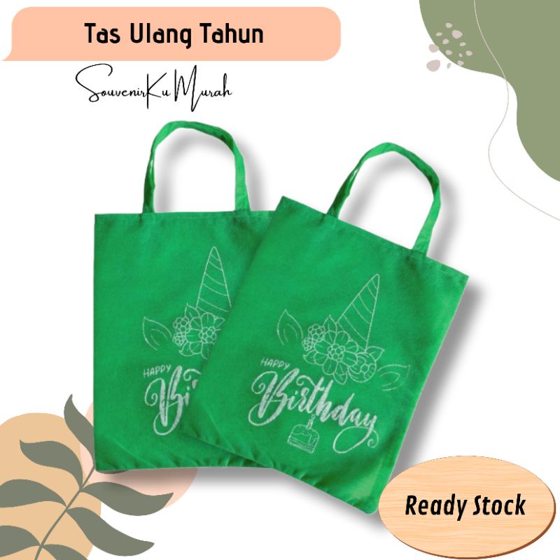 

Tas Goodiebag Motif Ultah Unicorn Bahan Spunbond Termurah Tersedia Banyak Stok