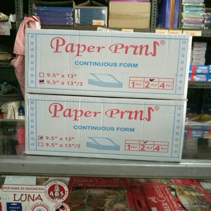 

Aurealiamall Kertas Komputer F4 Folio 9.5 X 13 - 2 Ply / 2 Ply Prs Continuous Form